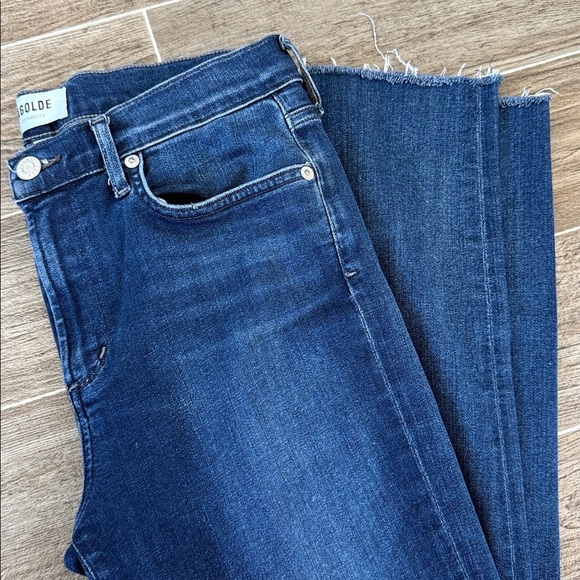 Agolde Indigo Denim Jeans - Picture 3 of 5